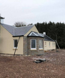 An image of a house we're plastering
