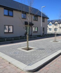 An image of a set of houses we plastered